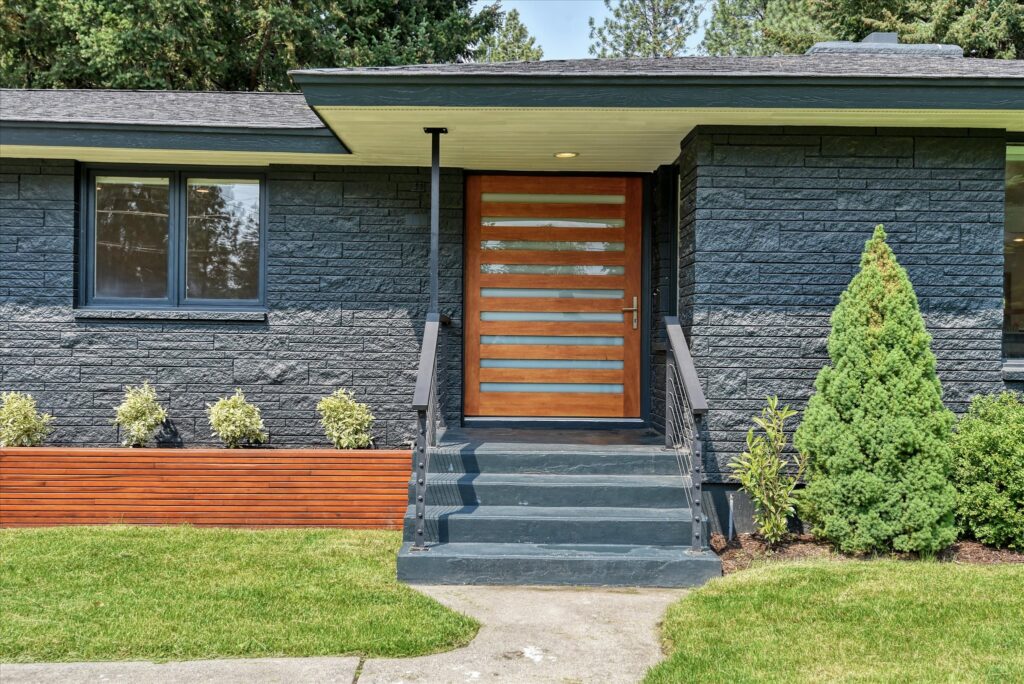Mid Century Modern Front Door- Spokane, WA